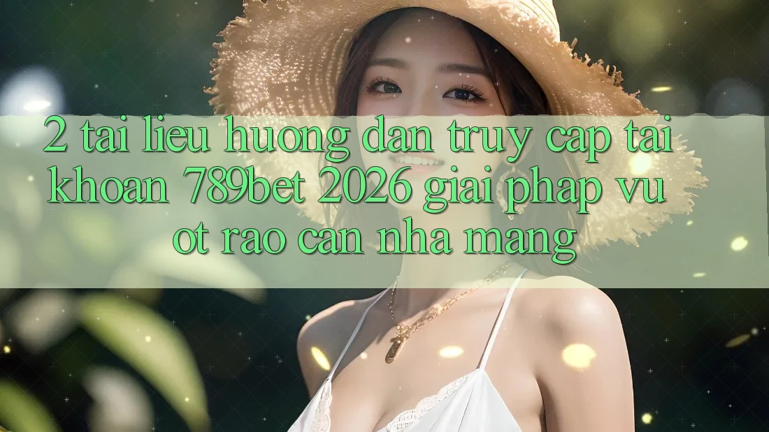2. Tài liệu hướng dẫn Truy cập tài khoản 789bet 2026 - Giải Pháp Vượt Rào Cản Nhà Mạng 2. Tài liệu hướng dẫn Truy cập tài khoản 789bet 2026 - Giải Pháp Vượt Rào Cản Nhà Mạng