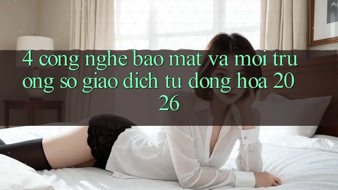 4. Công Nghệ Bảo Mật Và Môi trường số Giao Dịch Tự Động Hóa 2026 4. Công Nghệ Bảo Mật Và Môi trường số Giao Dịch Tự Động Hóa 2026