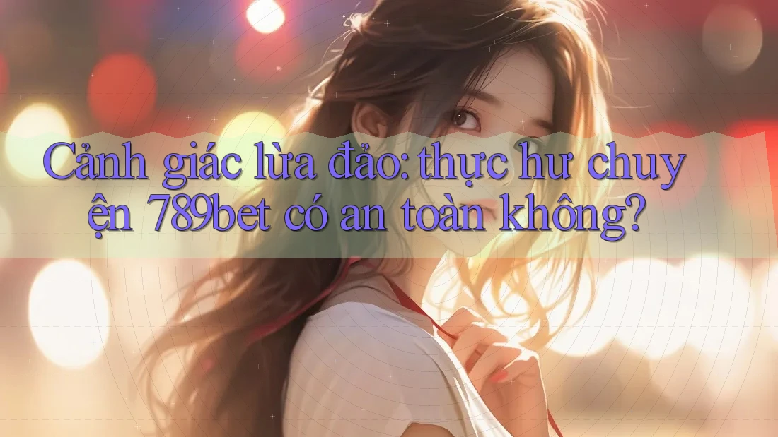 Cảnh giác lừa đảo: thực hư chuyện 789bet có an toàn không? Cảnh giác lừa đảo: thực hư chuyện 789bet có an toàn không?
