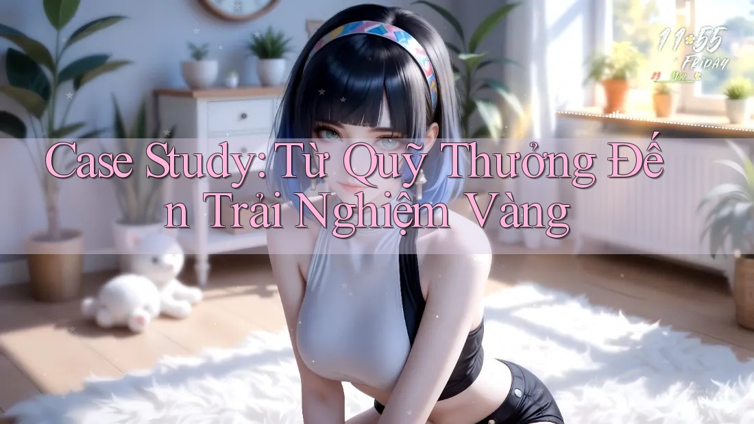 Case Study: Từ Quỹ Thưởng Đến Trải Nghiệm Vàng Case Study: Từ Quỹ Thưởng Đến Trải Nghiệm Vàng