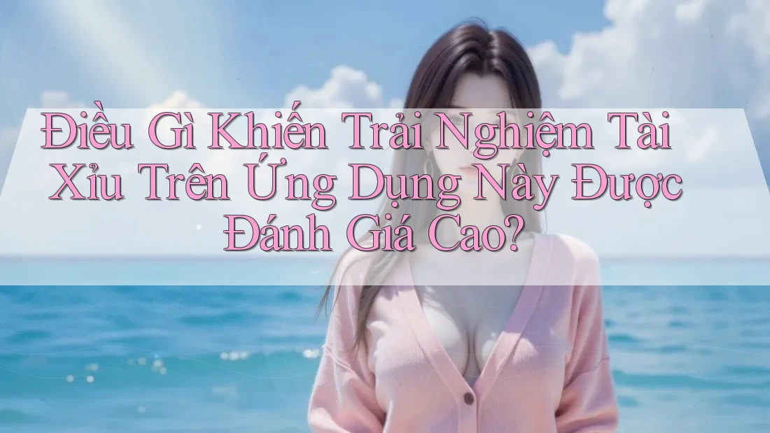 Điều Gì Khiến Trải Nghiệm Tài Xỉu Trên Ứng Dụng Này Được Đánh Giá Cao? Điều Gì Khiến Trải Nghiệm Tài Xỉu Trên Ứng Dụng Này Được Đánh Giá Cao?