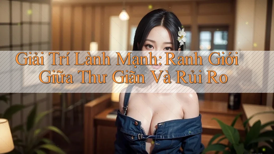 Giải Trí Lành Mạnh: Ranh Giới Giữa Thư Giãn Và Rủi Ro Giải Trí Lành Mạnh: Ranh Giới Giữa Thư Giãn Và Rủi Ro