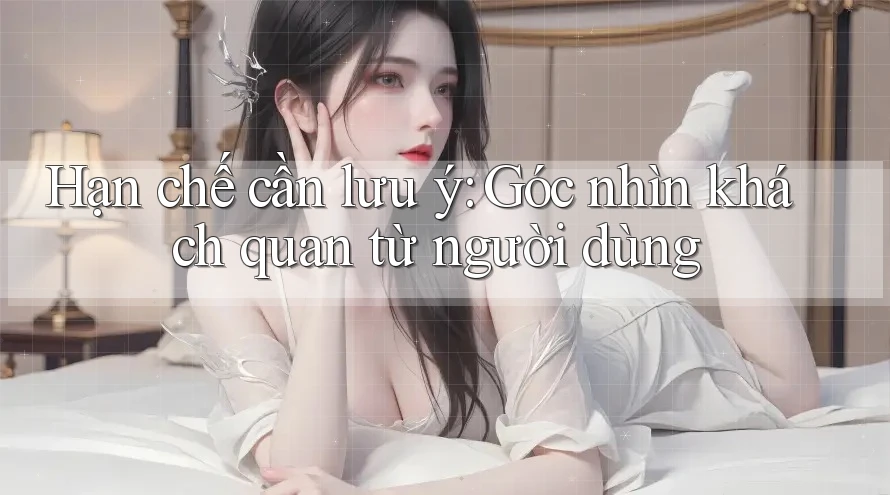 Hạn chế cần lưu ý: Góc nhìn khách quan từ người dùng Hạn chế cần lưu ý: Góc nhìn khách quan từ người dùng
