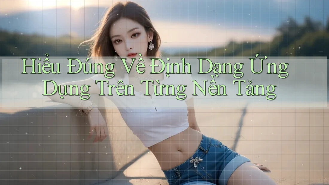 Hiểu Đúng Về Định Dạng Ứng Dụng Trên Từng Nền Tảng