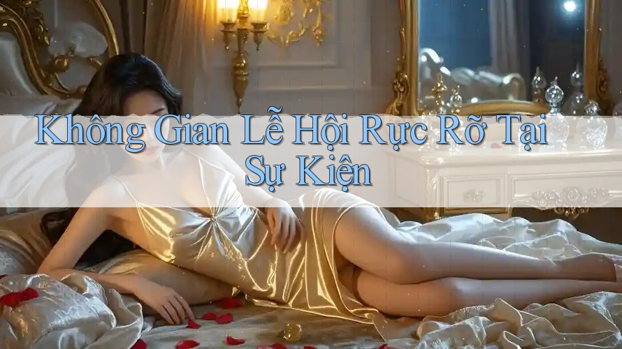 Không Gian Lễ Hội Rực Rỡ Tại Sự Kiện