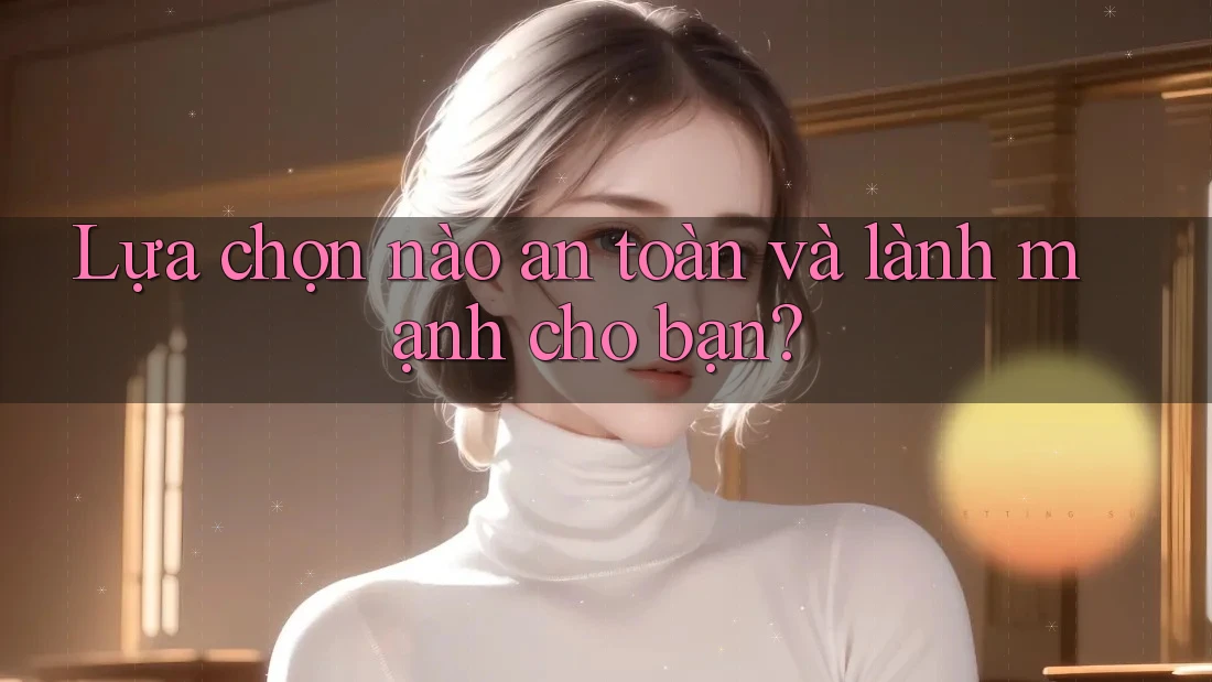 Lựa chọn nào an toàn và lành mạnh cho bạn? Lựa chọn nào an toàn và lành mạnh cho bạn?