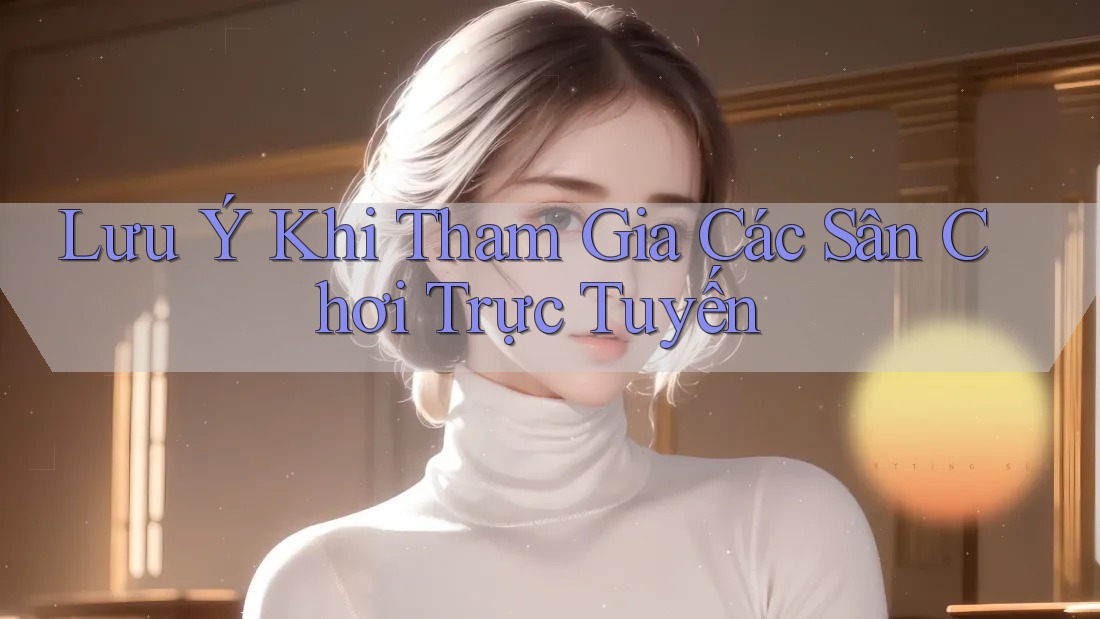 Lưu Ý Khi Tham Gia Các Sân Chơi Trực Tuyến Lưu Ý Khi Tham Gia Các Sân Chơi Trực Tuyến