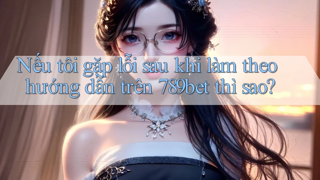 Nếu tôi gặp lỗi sau khi làm theo hướng dẫn trên 789bet thì sao? Nếu tôi gặp lỗi sau khi làm theo hướng dẫn trên 789bet thì sao?