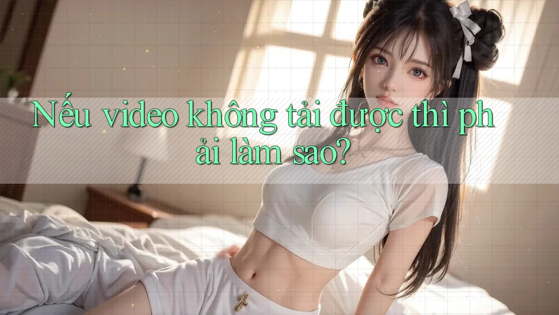 Nếu video không tải được thì phải làm sao? Nếu video không tải được thì phải làm sao?