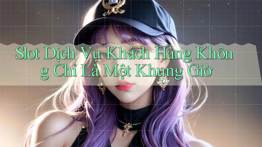 Slot Dịch Vụ Khách Hàng Không Chỉ Là Một Khung Giờ Slot Dịch Vụ Khách Hàng Không Chỉ Là Một Khung Giờ