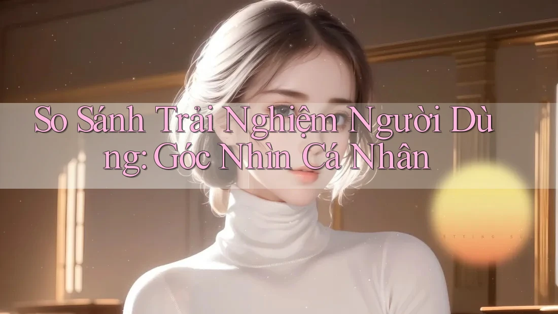 So Sánh Trải Nghiệm Người Dùng: Góc Nhìn Cá Nhân So Sánh Trải Nghiệm Người Dùng: Góc Nhìn Cá Nhân