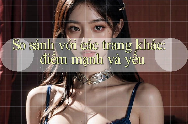 So sánh với các trang khác: điểm mạnh và yếu So sánh với các trang khác: điểm mạnh và yếu