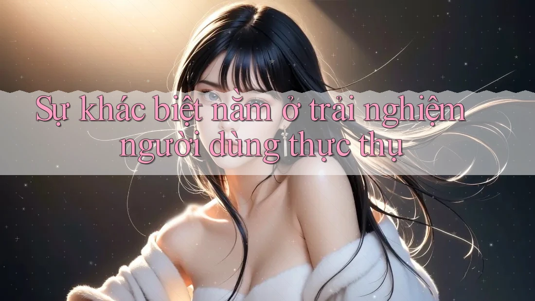 Sự khác biệt nằm ở trải nghiệm người dùng thực thụ Sự khác biệt nằm ở trải nghiệm người dùng thực thụ