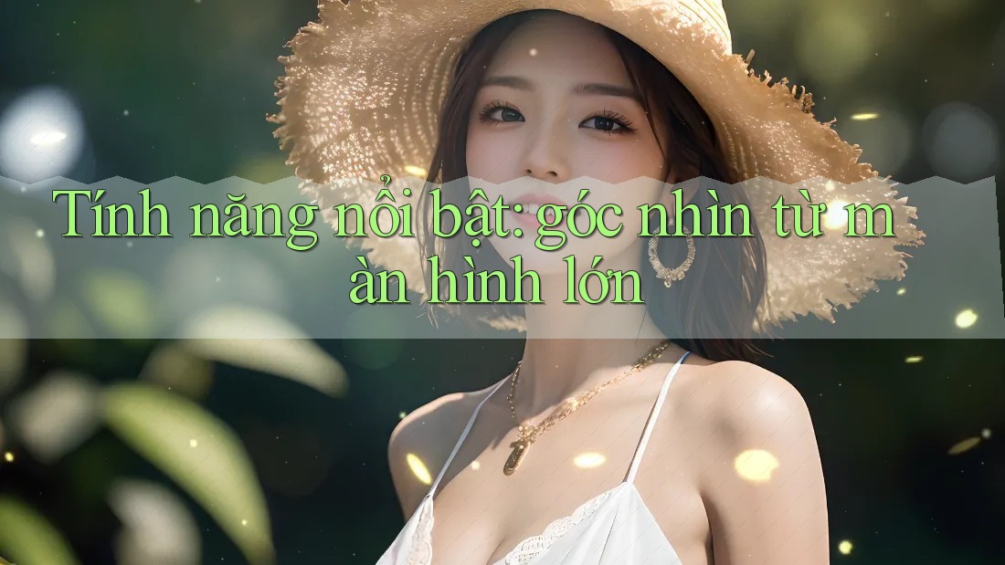 Tính năng nổi bật: góc nhìn từ màn hình lớn