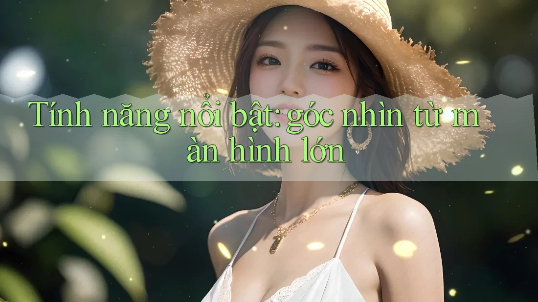 Tính năng nổi bật: góc nhìn từ màn hình lớn Tính năng nổi bật: góc nhìn từ màn hình lớn