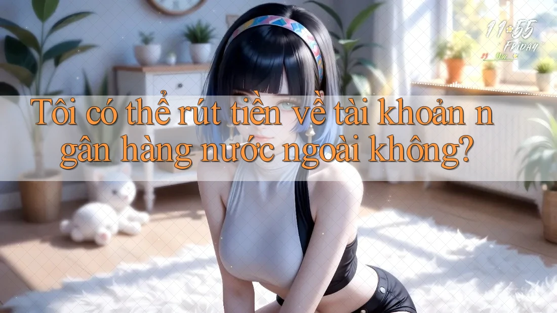 Tôi có thể rút tiền về tài khoản ngân hàng nước ngoài không? Tôi có thể rút tiền về tài khoản ngân hàng nước ngoài không?