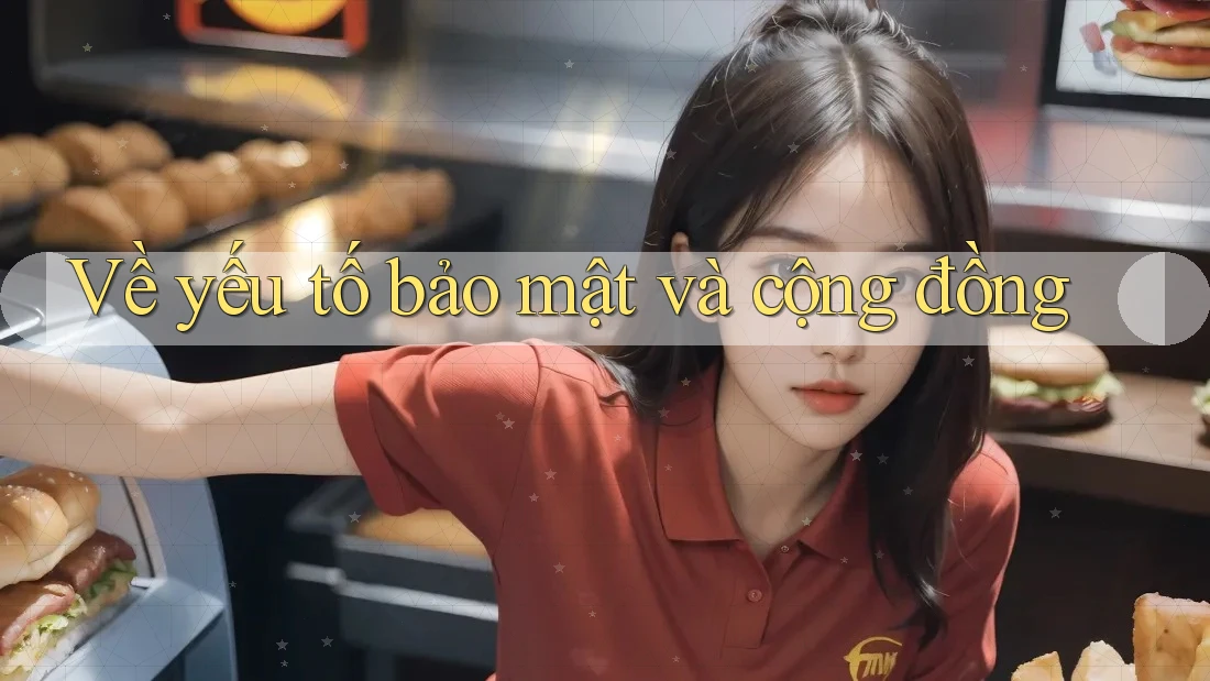 Về yếu tố bảo mật và cộng đồng Về yếu tố bảo mật và cộng đồng