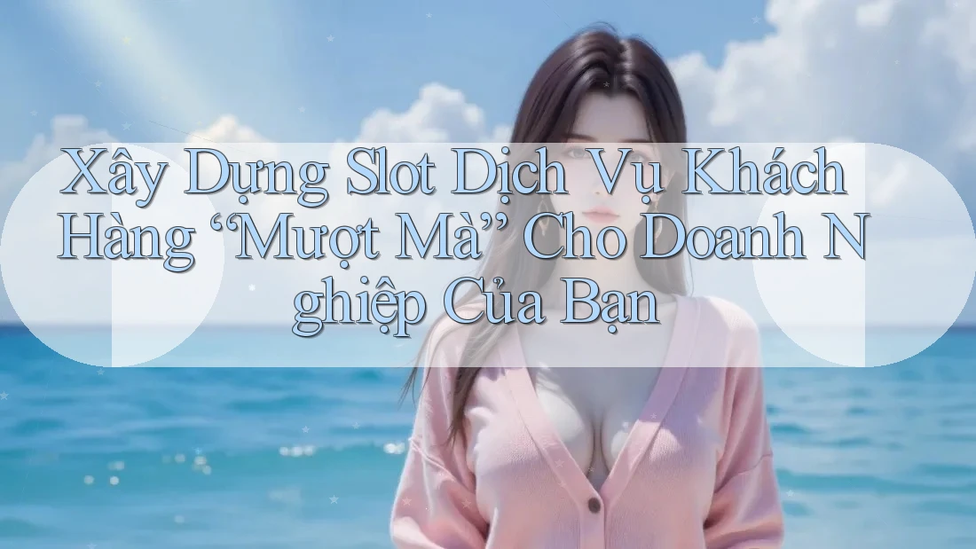 Xây Dựng Slot Dịch Vụ Khách Hàng “Mượt Mà” Cho Doanh Nghiệp Của Bạn Xây Dựng Slot Dịch Vụ Khách Hàng “Mượt Mà” Cho Doanh Nghiệp Của Bạn